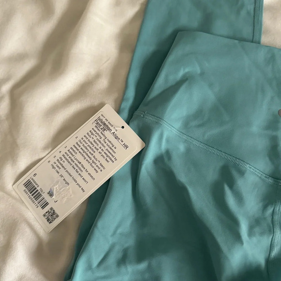 🆕💙 Lululemon Align HR Pant 28” Tidal Teal - Picture 5 of 10
